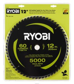 RYOBI 12 60 dinți din carbură lamă de ferăstrău cu tăietură subțire accesorii A68ND727