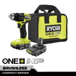RYOBI 18v one+ hp compact fără perii 1/2 kit de găurit/scudar Unelte electrice A68ND31