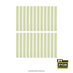 RYOBI 24 buc. bețișoare de lipici strălucitoare în întuneric accesorii A68ND745