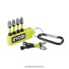 RYOBI 2 biți de antrenare cu impact cu granulație diamantată (6 bucăți) accesorii A68ND809