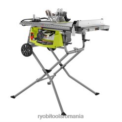 RYOBI Fierăstrău de masă cu capacitate extinsă de 10 cu suport de rulare Unelte electrice A68ND118