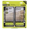 RYOBI Kit burghie din titan (22 piese) accesorii A68ND789