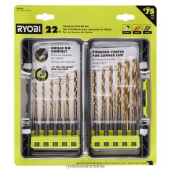 RYOBI Kit burghie din titan (22 piese) accesorii A68ND789