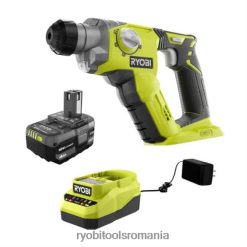 RYOBI Kit ciocan rotopercutor 18v ​​one+ 1/2 sds-plus cu (1) baterie de 4,0 ah și încărcător Unelte electrice A68ND38