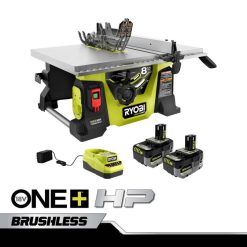 RYOBI Kit de fierăstrău de masă 18v one+ hp fără perii 8-1/4 Unelte electrice A68ND117