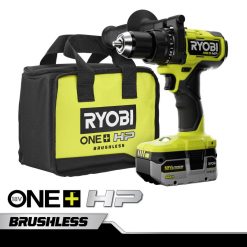 RYOBI Kit de găurit cu ciocan 1/2 fără perii 18v one+ hp Unelte electrice A68ND24