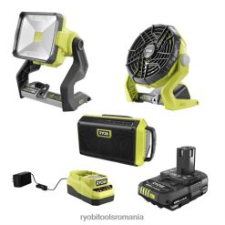 RYOBI Kit rulotă 18v one+ full size stil de viață și recreere de iluminat A68ND466