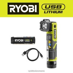 RYOBI laser pivotant cu litiu usb LED stil de viață și recreere de iluminat A68ND503